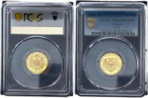 [xbN 10 }[N 1901 A J.227 ܂ PCGS PR64DCAM - | v[N 120284