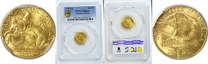1915-S 2.5ドル パナマ・パシフィック記念金貨 PCGS MS-66+