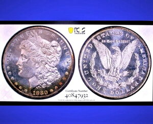 1880cc モーガン・ダラー トップポップ 2/0 GSA Ms65PL DCAM 超レア 8/7 Hi 7 PCGS GS PQ