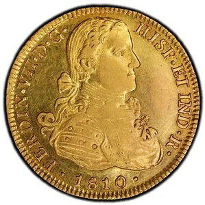 LVR - 1810N Mo HJ Ferdinand VII 8GXN[h - PCGS AU55 - ɗǍDȕ\