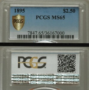 1895N PCGS MS65 s6,000A1895Nȍ~ŒzI 6,002h-CU 2.50h S[hNH[^[C[O