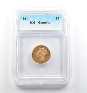 1861�N 3�h�� �C���f�B�A�� �v�����Z�X �w�b�h �S�[���h 3�h�� ���K�i ICG *5696