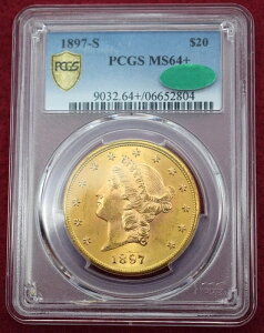 20h _uC[O PCGS MS 64+ 1897-s oeB CACXebJ[t - pop = 104
