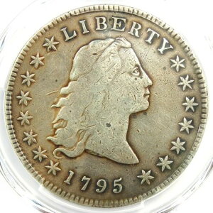1795 N Flowing Hair Vo[ _[ 1 h RC - PCGS VF ڍהF - !
