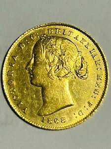 1868S 金/銅ソブリン金貨 CHUNC/MS64+ タイプ2 1.275M 軸誤差 TOP/POP