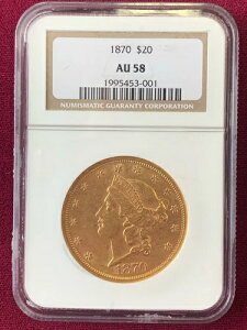 1870N 20h oeB _uC[O NGC Ӓ AU58 **