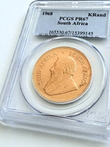 AtJ - N[K[h - 1968N - 1IX v[t - PCGS PR67-