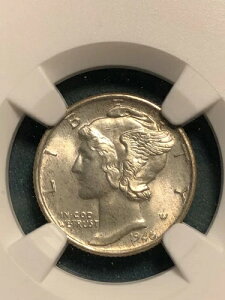 1940 N 10 Zg }[L[ _C NGC MS66FB ׂăIWi̐FAf炵!