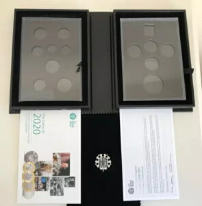 2020年プルーフ年セットボックス、小冊子、COAクッション、コインホルダー付き - コインなし