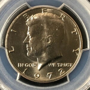 1972�N 50�Z���g �P�l�f�B �n�[�t�_���[ PCGS MS64 83071312 �R�C��6���Z�b�g