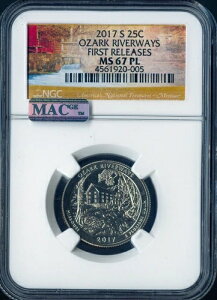 2017-S �I�U�[�N�E���o�[�E�F�C�Y NGC MS67 PL �t�@�[�X�g�����[�X MAC �i��