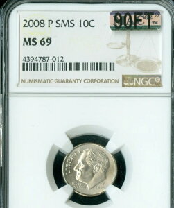 2008 P [Yxg _C NGC MS69 SMS MAC 90FT ō *
