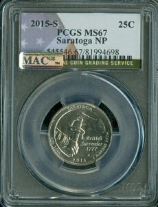 2015 S TgK tbO NH[^[ PCGS MS67 PQ 2ND ōO[h MAC X|bgXB