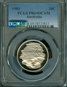 1983N I[XgA 20Zg PCGS PF69 DCAM MAC Egwr[JI&X|bgXB
