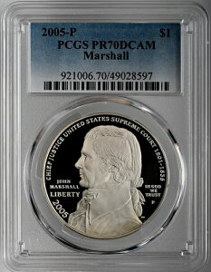 2005-P $1 WE}[V v[t Vo[ Rh PCGS PR70 DCAM #49028597