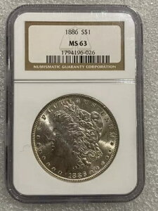 1886�N �����K����� NGC MS63 �`�����̐F�����`���B���e�[�W�z���_�[�` (026)