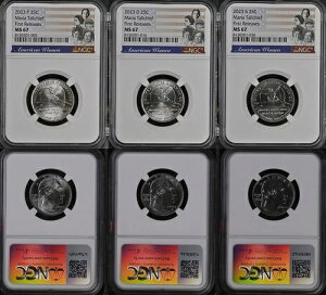 2023 P D S マリア・トールチーフ 25セント NGC MS 67 アメリカ人女性用クォーター 初版