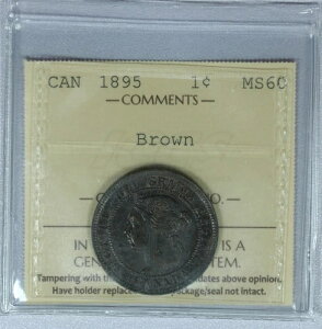 �J�i�_ 1895 �y�j�[ ICCS �F�� MS60 �u���E��