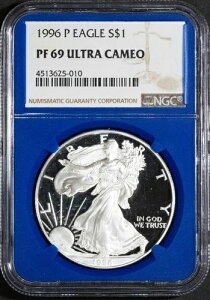 1996-P 1h݃AJC[O PF69UCAM NGC # 4513625-010 + {[iX