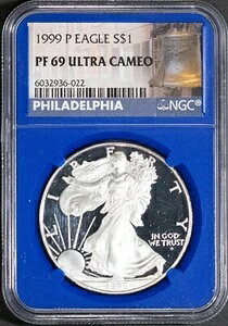 1999-P 1h݃AJC[O PF69UCAM NGC # 6032936-022 + {[iX