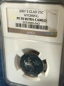 2007 S 25�Z���g ���C�I�~���O �N���b�h �v���[�t NGC PF70 U �J���I �L�[�f�[�g $175�iNGC���i�K�C�h�j