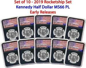 2019 D �P�l�f�B NGC MS66 PL ���������[�X ���P�b�g�V�b�v 10�Z�b�g