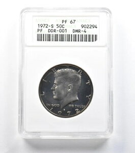 1972-S ケネディ ハーフダラー DDR-001 DMR-4 PF67 ANACS *1473
