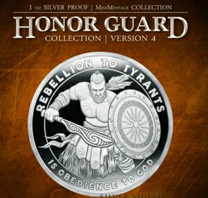 2025 - HONOR GUARD V4 - �^�C�����g 1�I���X .999 �t�@�C���V���o�[ �V�[���h�v���[�t �~�j�~���g