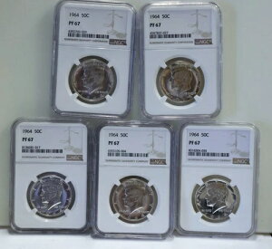 (5) 1964N AJ v[t Vo[ PlfB n[t 50Zg NGC PR67