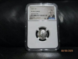 1963�N PF-69 * �X�^�[�J���I ���[�Y�x���g �V���o�[�_�C�� NGC