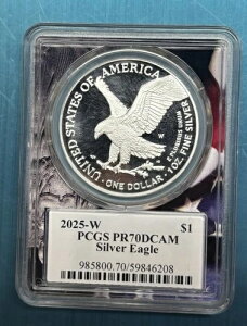 2025-W v[t 1h AJ Vo[ C[O PCGS PR70DCAM z