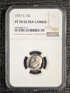 1977 S 10C ���[�Y�x���g �_�C�� PF70 �E���g�� �J���I PR 70 Dcam NGC �g�b�v �|�b�v �p�[�t�F�N�g �R�C��!!