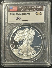 2016-W $1 PCGS PR70DCAM シルバーイーグル 30th ファーストストライク レタードエッジ メルカンティ