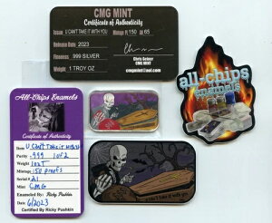 CMG Mint U Cant Take it With You 1�I���X �v���[�t .999 �V���o�[�o�[ �A�t�^�[�}�[�P�b�g �G�i����