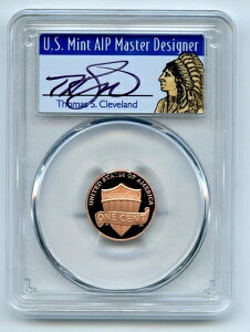 2024 S 1C リンカーンセント PCGS PR70DCAM FDOI トーマス・クリーブランド・ネイティブ