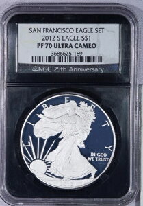 2012-S AJ Vo[ C[O ASE $1 NGC PF70 PR70 EgJI DCAM ubNRA