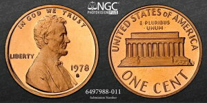 1978�N S �����J�[�� �Z���g �v���[�t 1C PF69 RD �E���g���J���I NGC �t�H�g�r�W����? �v���X SKU 3124