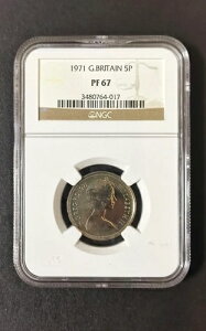1971N CMX QE II 5yX v[tRC NGC PF67 POP ōz