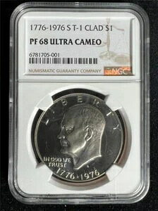 1976N S AC[n[ IKE ^Cv 1 Nbh 1h PF68 EgJI UCAM NGC SKU 3246