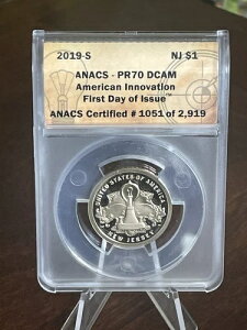 2019-S ANACS PR70 DCAM j[W[W[ $1 AJCmx[V s