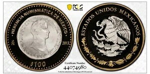 2013N LVR Vo[ 100y\ 1822N t@[XgGpCA PCGS PL 70  p[tFNg