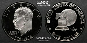 1976N S AC[n[ IKE ^Cv 1 Nbh 1h PF68 EgJI NGC Photo Vision?