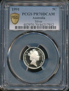 I[XgA 1991N 5Zg 5ciGLhij - PCGS PR70DCAM