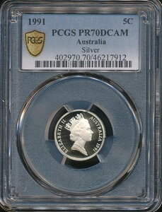 I[XgA 1991N 5Zg 5ciGLhij - PCGS PR70DCAM