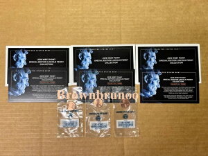 2019 W リンカーン ペニーセント プルーフ 未流通 リバースプルーフ 3枚セット