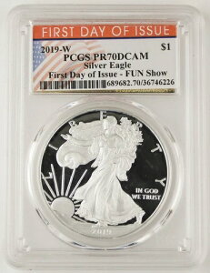 2019N W AJ 1IX Vo[ C[O v[tRC $1 PCGS PR70 DC t@V[