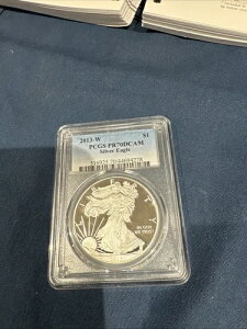 PR70 2013-W DCAM �A�����J���V���o�[�C�[�O�� PCGS �u���[���x��