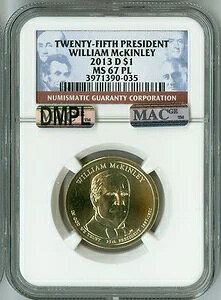 2013 D NGC MS67PL MAC DMPL PQ $1 ��25��哝�̃}�b�L�����[�h���A�󏭁A�v���[�t���C�N