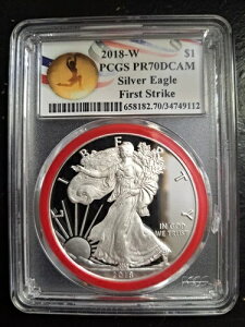 2018-W v[t Vo[ C[O PCGS PR70 DCAM t@[XgXgCN IsbN tBMAXP[g