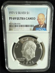 1971N S AC[n[ IKE Vo[ 1h PF69 EgJI NGC UCAM DCAM PR69 3691